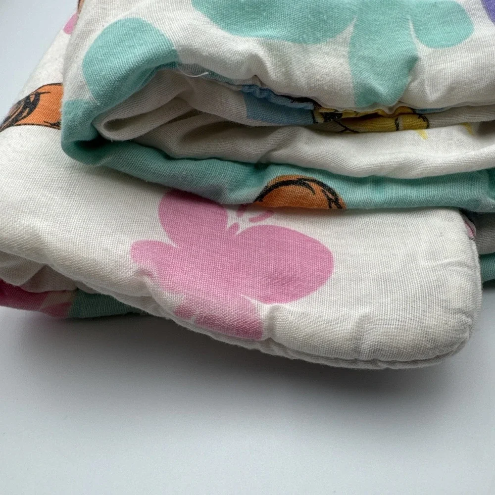 VTG Y2K Winnie the Pooh Comforter Baby Blanket & Receiving Blanket Disney 1994
